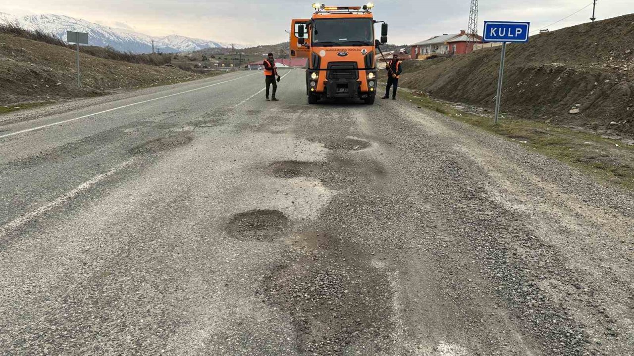 Kulp’ta tehlike oluşturan tümsekler düzeltildi