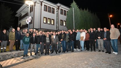 Mahalleliden Başkan Hamamcı’ya teşekkür ziyareti