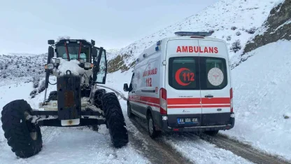 Malatya Büyükşehir Belediyesi’nde yoğun kar mesaisi