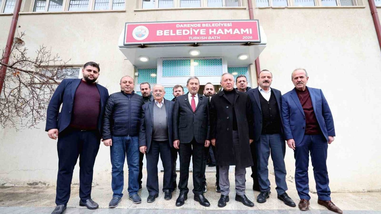 Malatya Darende’de yenilenen hamam hizmete açıldı