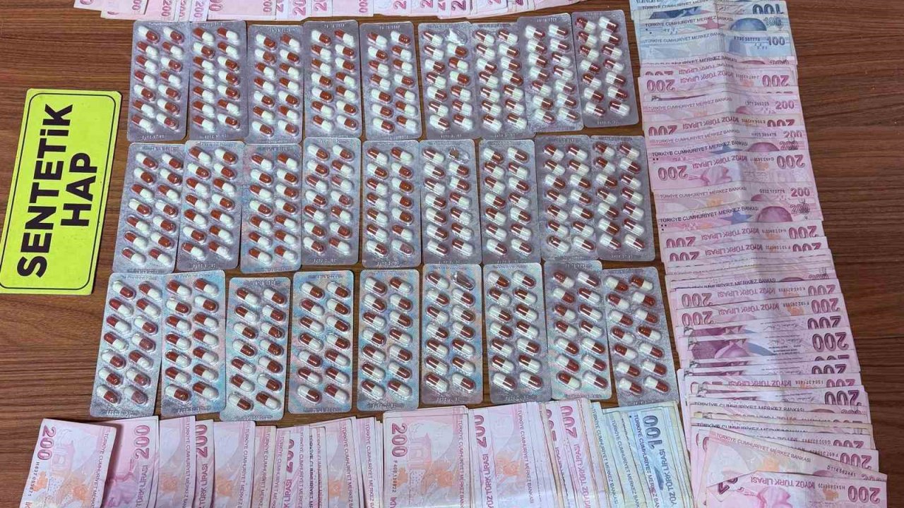 Malatya’da 457 adet sentetik ecza hap ve 234 gram uyuşturucu madde ele geçirildi