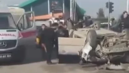 Malatya’da iki otomobil çarpıştı: 5 yaralı