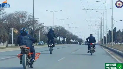 Malatya’da tehlikeli motosiklet şovuna ağır fatura