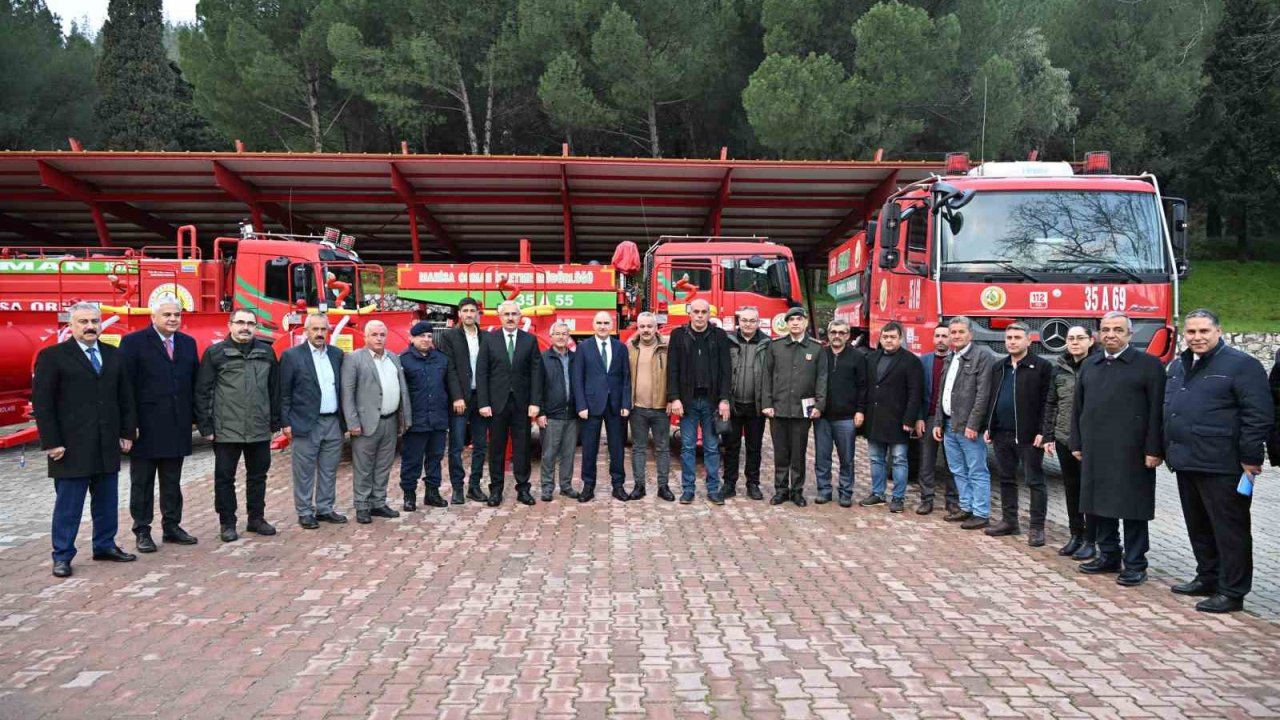 Manisa’da orman yangınlarına karşı tedbirler güçlendiriliyor