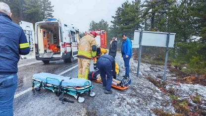 Manisa’da trafik kazası: 2 yaralı