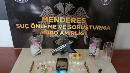 Menderes’te uyuşturucu operasyonu