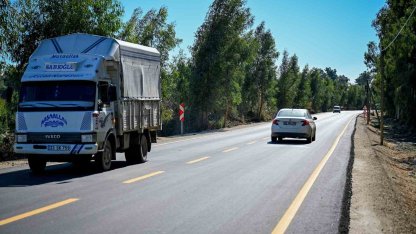 Mersin’de üreticilerin kullandığı yol yenilendi