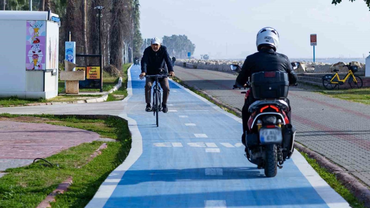 Mersin’de yürüyüş ve bisiklet yolları 20 kamerayla izleniyor
