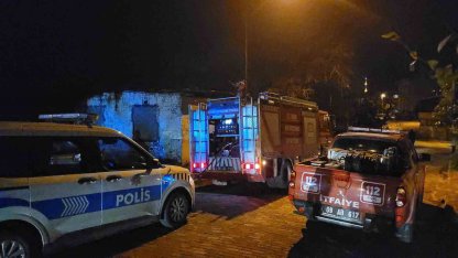 Metruk binadaki yangın korkuttu