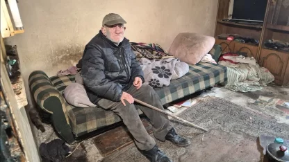 Metruk evde yaşam mücadelesi veren Celal amca huzurevine alındı