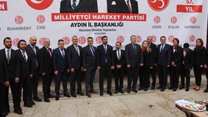 MHP Aydın’da yeni yönetim tanıtıldı