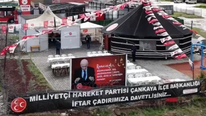 MHP Çankaya İlçe Başkanlığı 8’inci yılında iftar programlarına devam ediyor