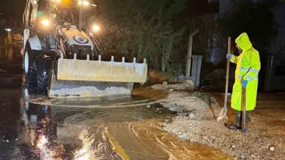 MUSKİ ekiplerinden anında müdahale