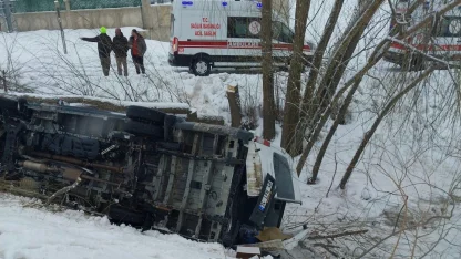 Muş’ta işçi servisi şarampole yuvarlandı: 6 yaralı