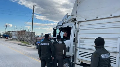 Mut’ta orman suçlarına yönelik önleme araması yapıldı