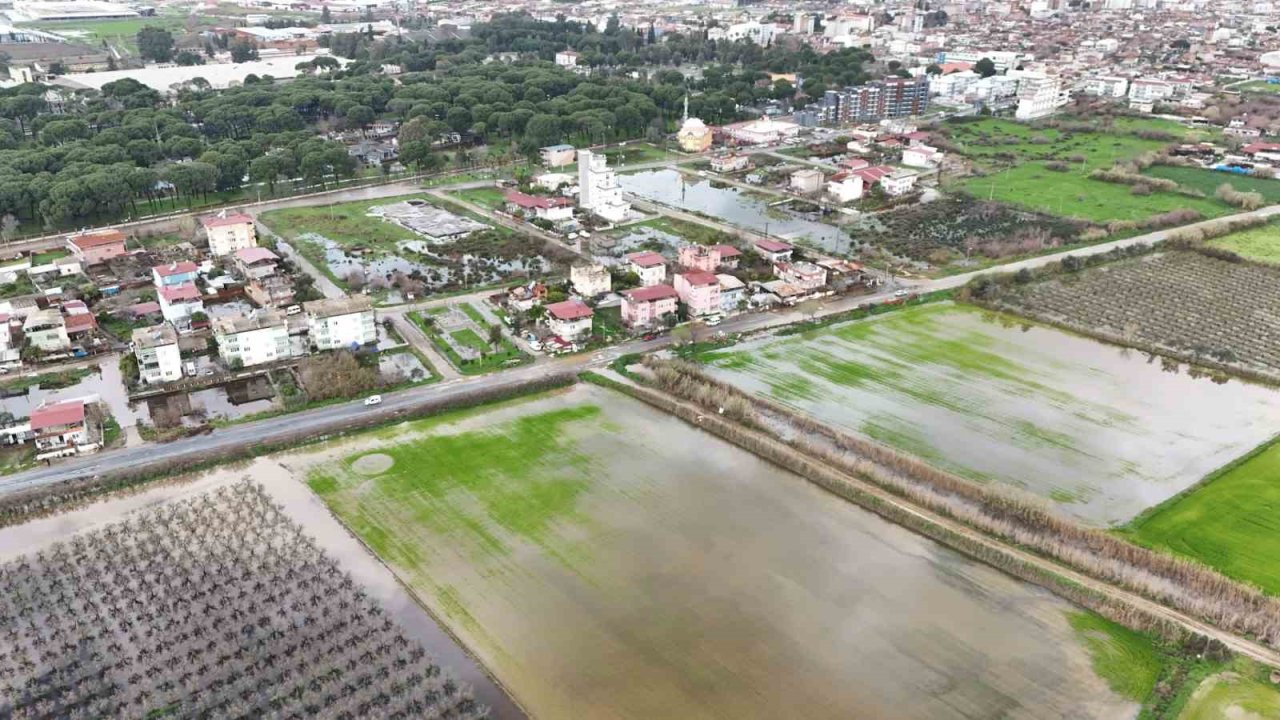 Nazilli’de mahalle sular altında kaldı, ekipler anında müdahale etti