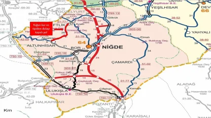 Niğde’de yoğun kar yağışı nedeniyle iki yol trafiğe kapatıldı