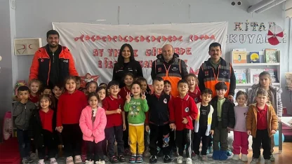 Öğrencilerden Gazze’ye anlamlı okullarda afet ve yangın farkındalık eğitimi verildi