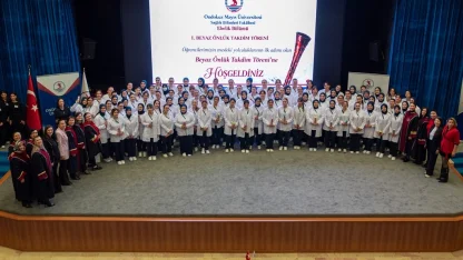 OMÜ’de ebelik öğrencileri mesleğe ilk adımını attı