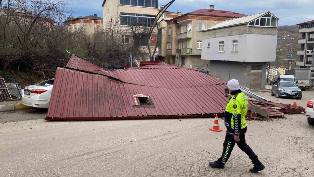 Ordu’da fırtına hayatı olumsuz etkiledi