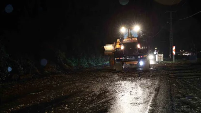 Ordu’da sağanak sonrası heyelanlar meydana geldi