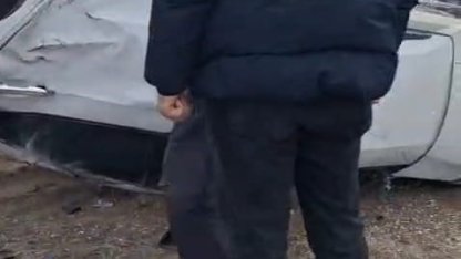 Otomobil takla attı, sürücü kazadan yara almadan kurtuldu