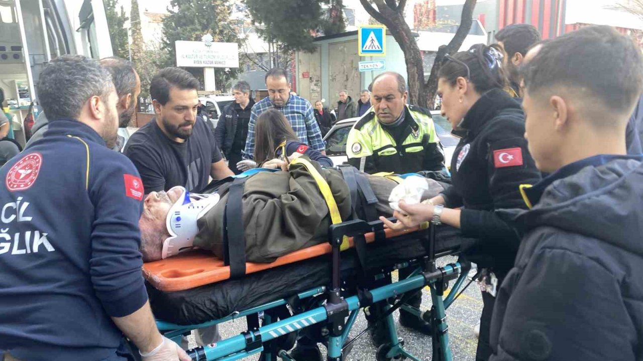 Otomobilin çarptığı yaya yaralandı