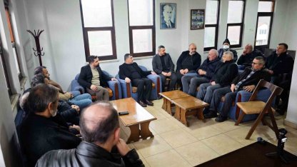 Öztürk ve Koç sahada incelemelerde bulundu