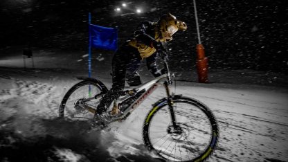 Palandöken’den Alplere: Türk sporcular Snowbike Dünya Şampiyonası’nda