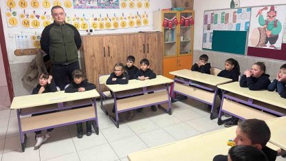 Pazarlar ilçesinde minik öğrencilere "Yeşil Vatan" eğitimi