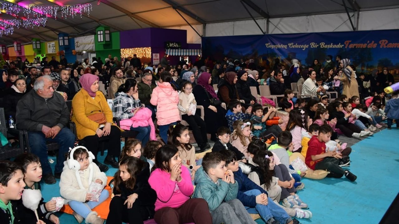 Ramazan coşkusu Terme’de sahneye taşındı