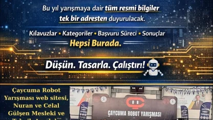 Robot yarışmasının resmi web sitesi yayında