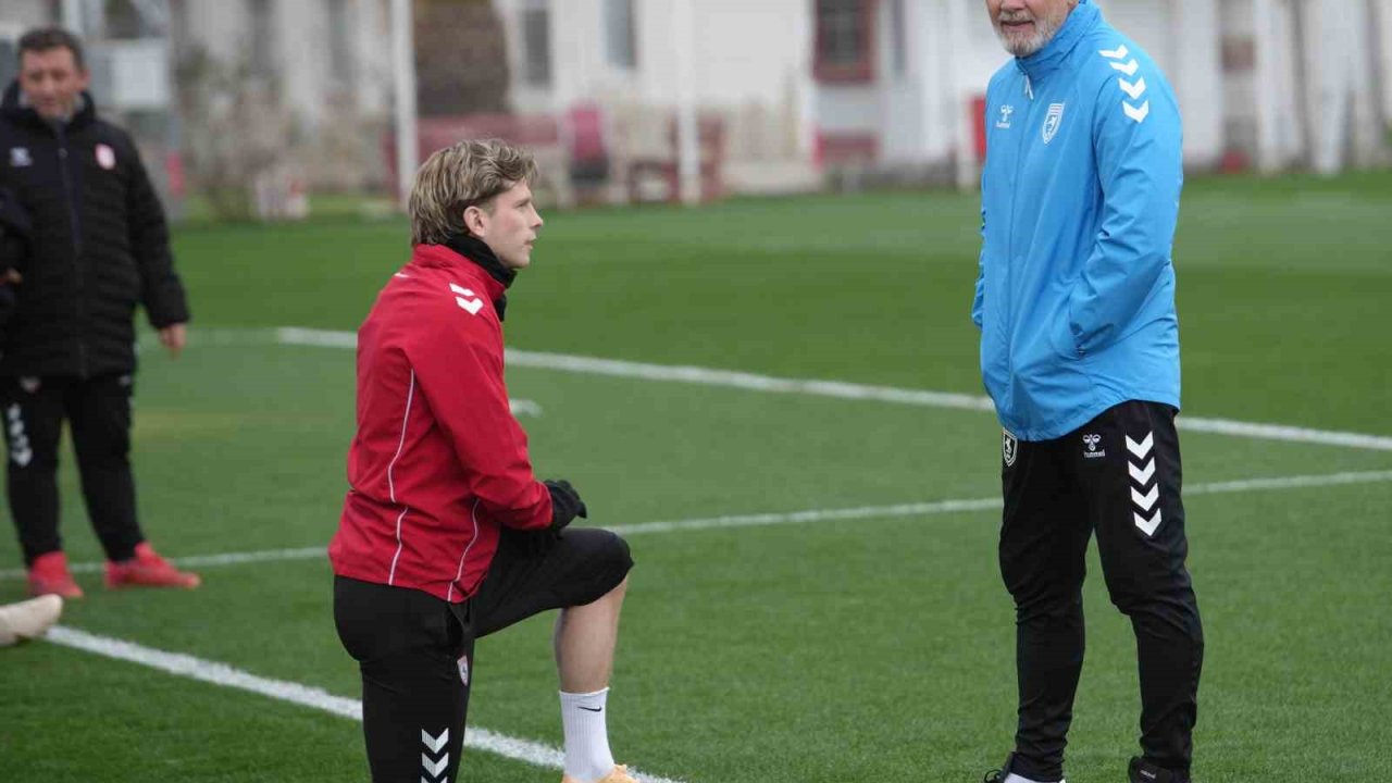 Samsunspor, Shkendija maçı hazırlıklarını tamamladı