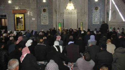 Şanlıurfa’da 6 Şubat depremlerinde hayatını kaybedenler için mevlit okutuldu