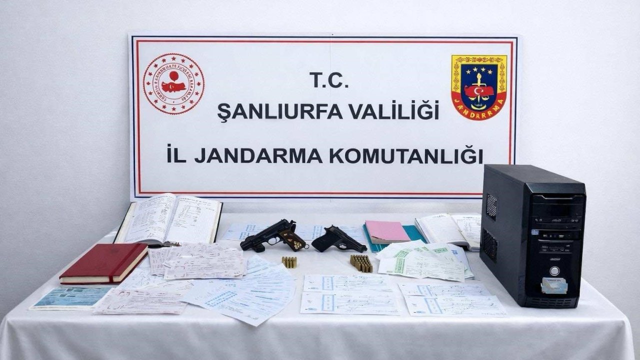 Şanlıurfa’da tefecilik operasyonu: 2 gözaltı