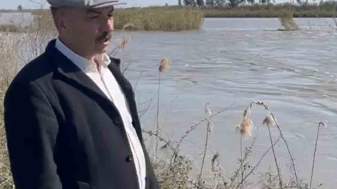 Seyhan Nehri taştı, Tarsus’ta bazı tarım arazileri sular altında kaldı