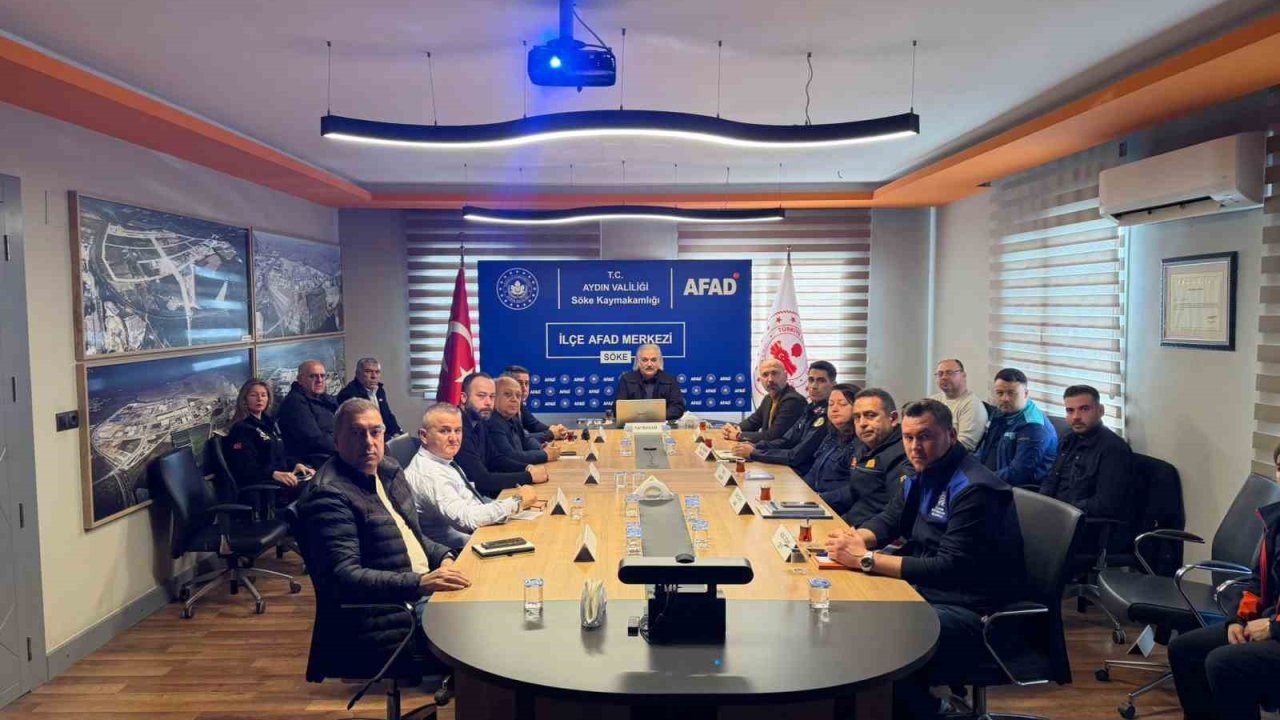 Şiddetli yağış öncesi AFAD koordinasyon toplantısı yapıldı