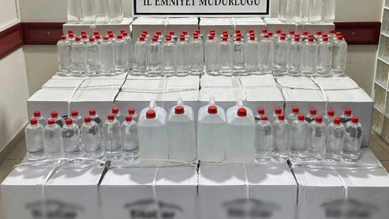 Sinop’ta 1080 litre etil alkol ele geçirildi: 1 gözaltı