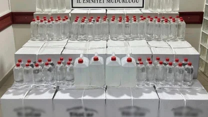 Sinop’ta 1080 litre etil alkol ele geçirildi: 1 gözaltı