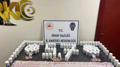 Sinop’ta 6 bin 245 uyuşturucu hap ele geçirildi: 2 tutuklama