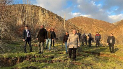 Sivas’ta heyelan paniği