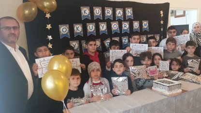 Söke’de Kur’an Kursu öğrencileri için Kur’an’a geçiş merasimi düzenlendi