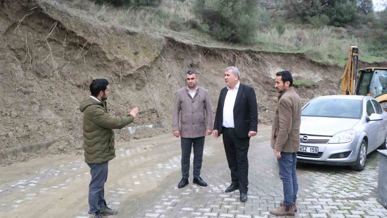 Söke’de yoğun yağış nedeniyle belediye ekipleri teyakkuzda