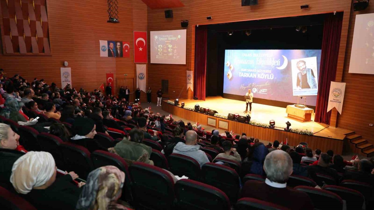 Talas’ta Ramazan sahnesi dolu dolu