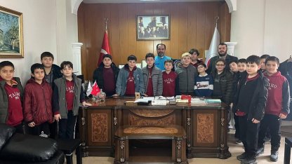 Tavşanlı’da Kur’an Kursu öğrencilerinden örnek destek