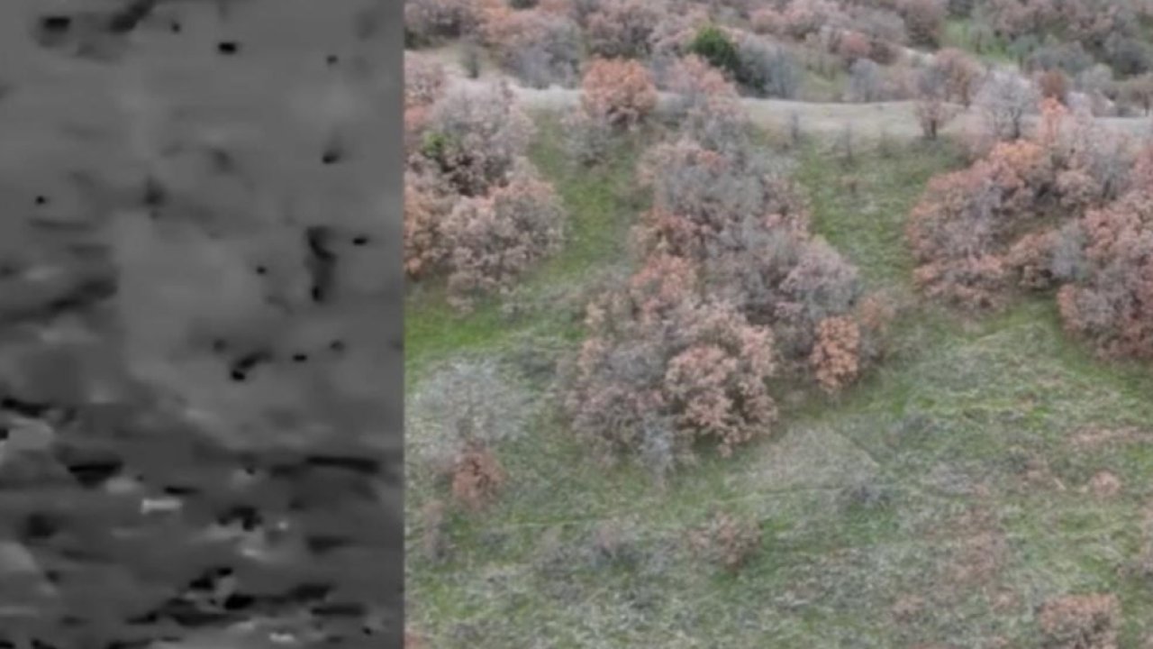 Termal drone destekli denetimde 2 kaçak avcı yakalandı