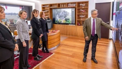 THY İcra Komitesi Başkanı Bolat, yeni seçilen kabin memurları derneği yönetimini ağırladı