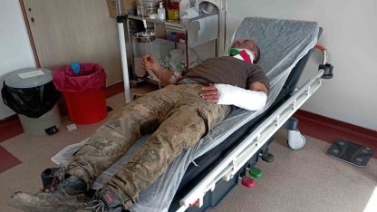 Tokat’ta otomobiliyle tarlaya düşen sürücü yaralandı