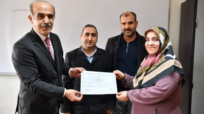 Topsöğüt’te okuma yazma gururu