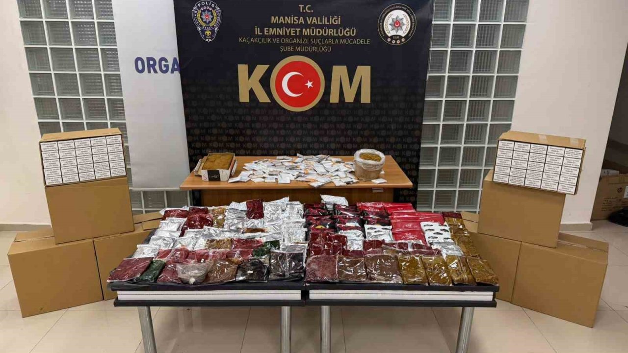 Turgutlu ve Kırkağaç’ta kaçak tütün operasyonu: 2 gözaltı